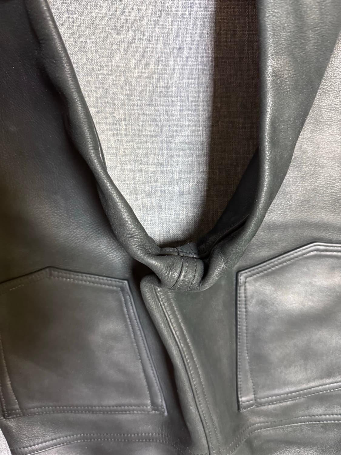 Comoli oiled cow hide skin 5p pants 상품이미지5