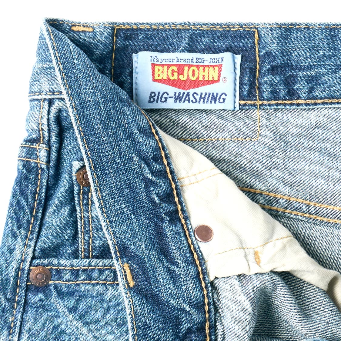 빅존 Big John 60s 빈티지 워시드 데님 33사이즈 새제품 상품이미지5
