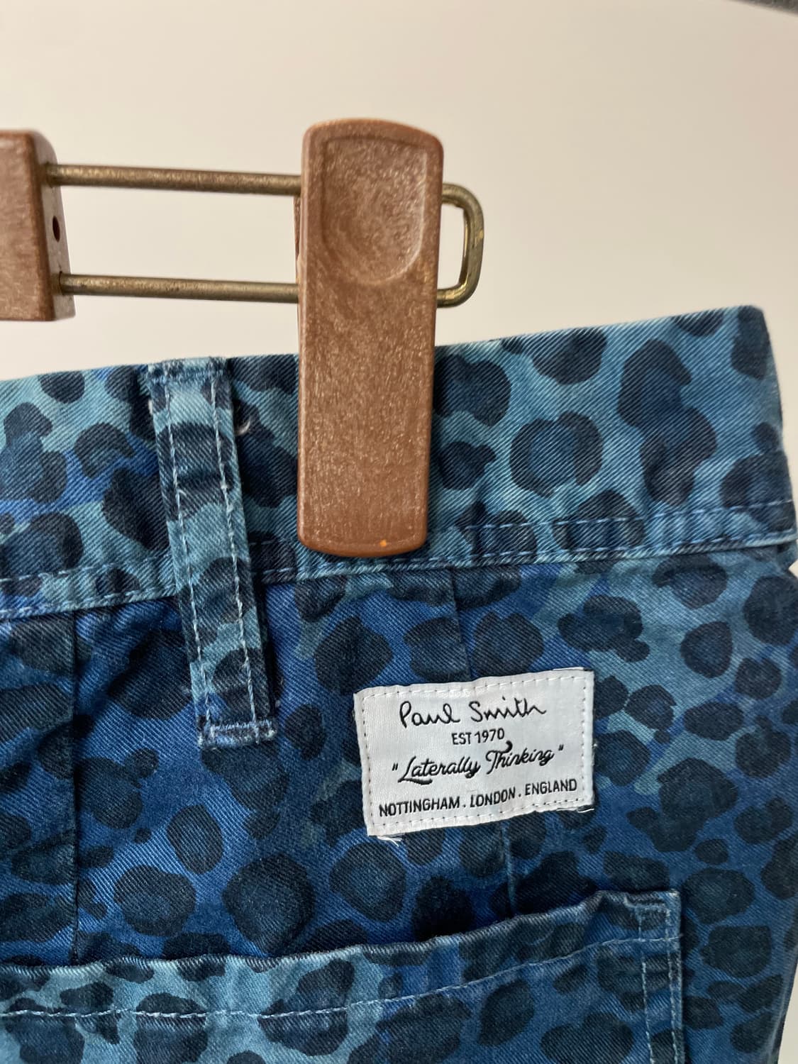(34) Paul Smith 폴스미스 블루 레오파드 반바지 상품이미지4