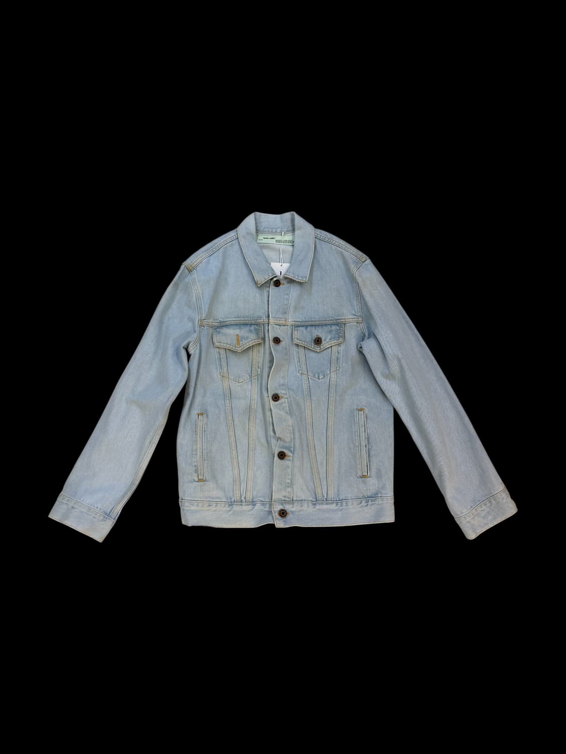 오프화이트 페어리 프린트 데님 재킷 상품이미지1