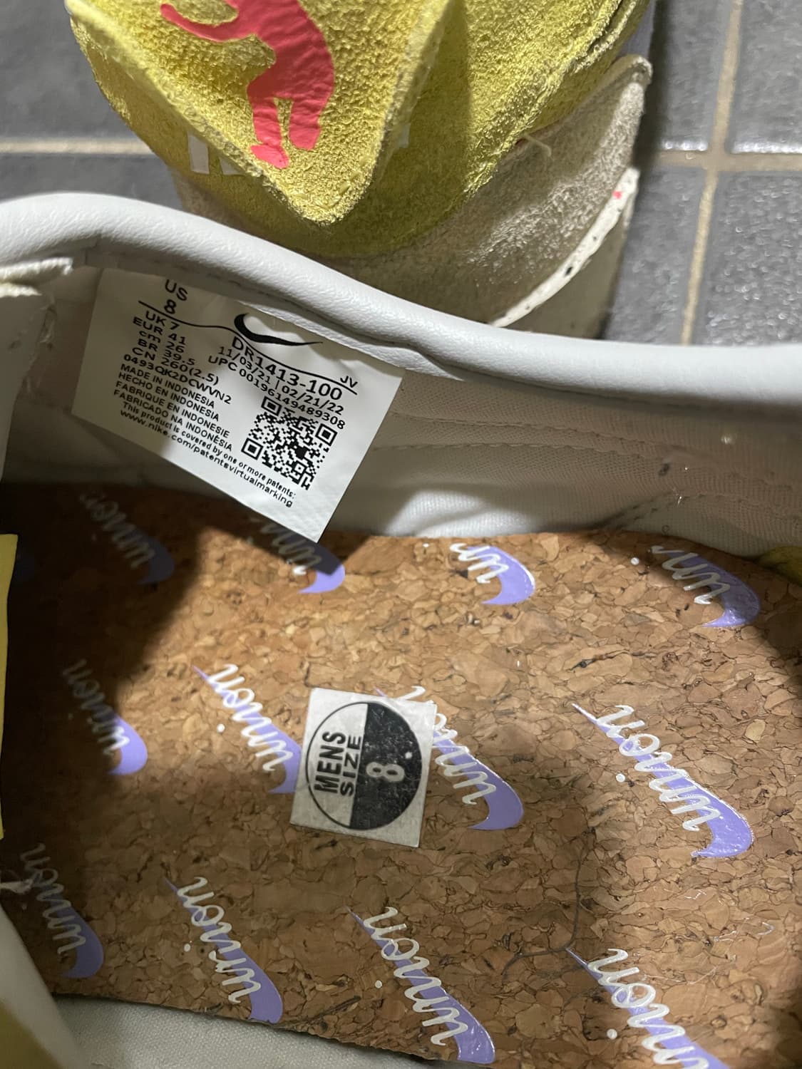 [260]나이키X유니온LA 코르테즈 SP 레몬 프로스트 상품이미지5