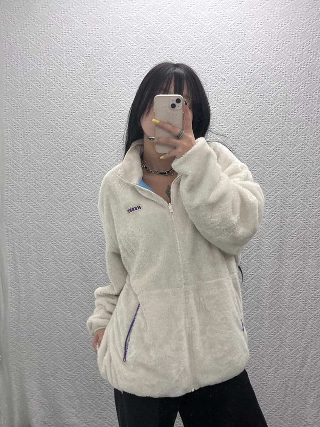 널디 레인보우 스카이 리버시블 양면 양털 후리스 110 C07447 상품이미지2