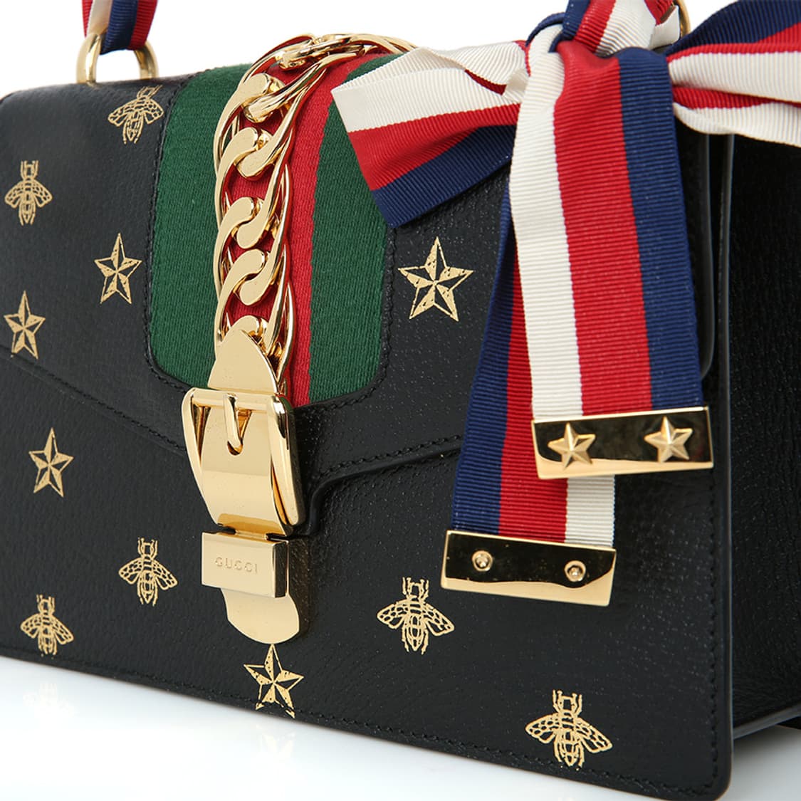 구찌 실비백 비스타 블랙 스몰 숄더 미니크로스백 ‎524405 상품이미지5