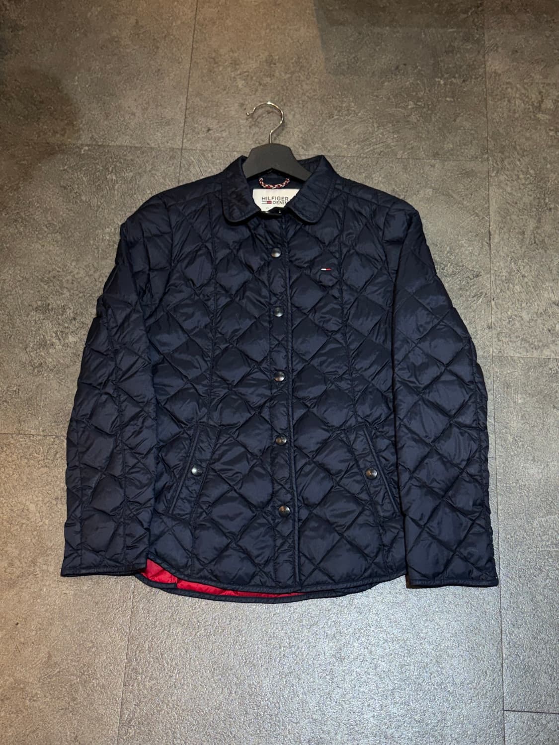 타미힐피거 퀄팅 경량패딩 오리털 패딩 XS 상품이미지2