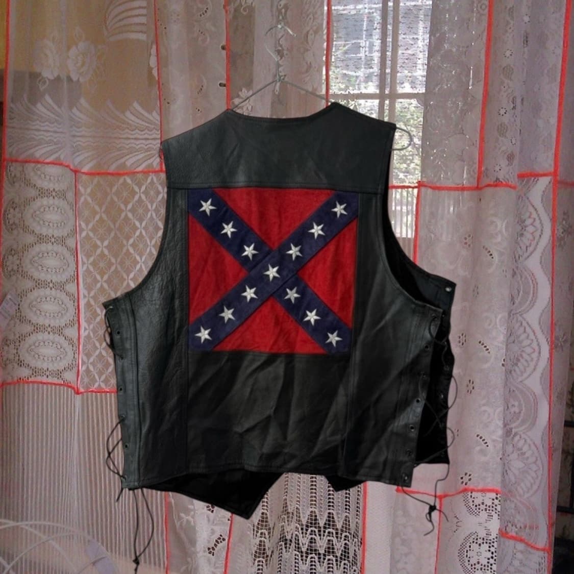Usa leather vest 가죽 상품이미지1