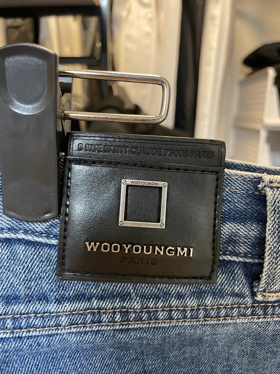 우영미 롱스트 데님 48사이즈 상품이미지4