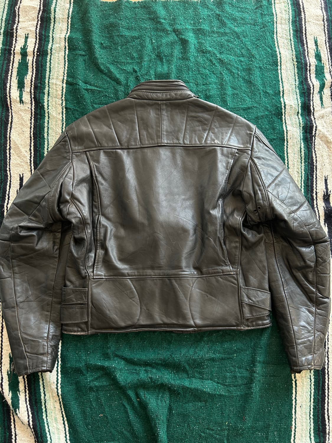 80’s Schott 555 caferacer leather jacket 상품이미지5