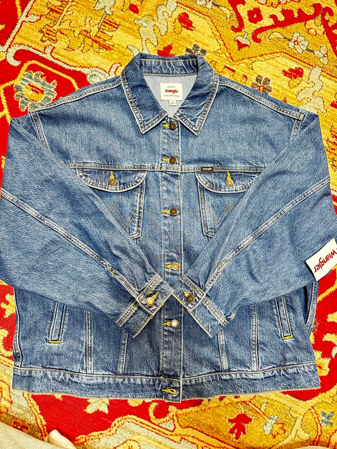 WRANGLER 랭글러 웨스턴 데님 청 자켓 L 상품이미지1