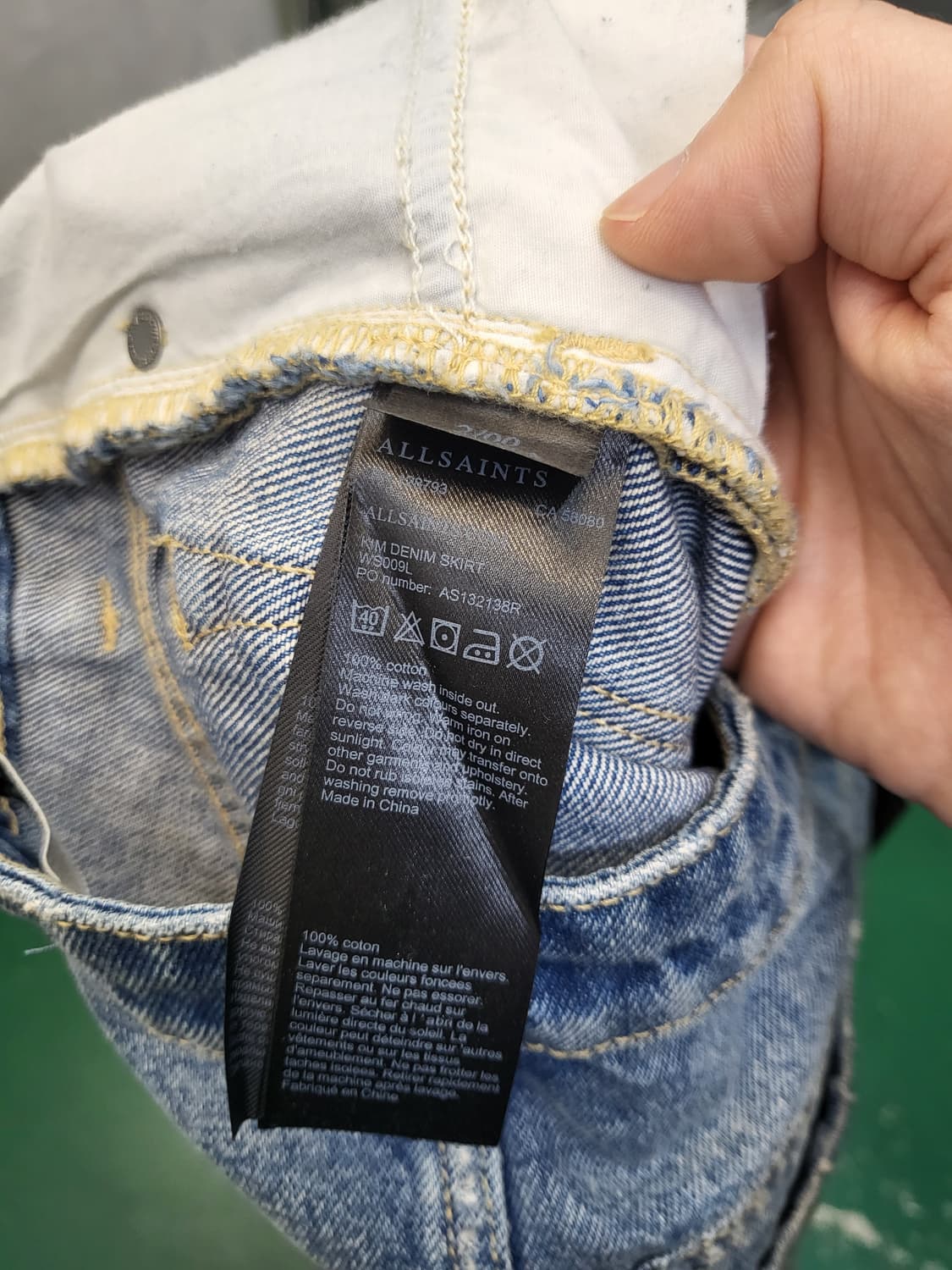 올세인츠 청치마 상품이미지4