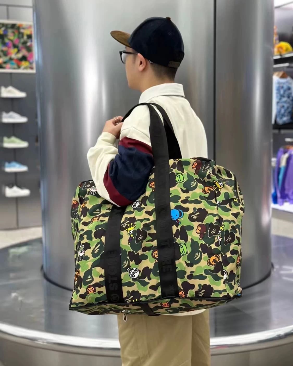 베이프 베이비마일로 보스턴백 상품이미지1