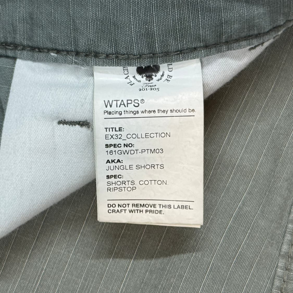 30inch) WTAPS 더블탭스 립스탑 정글 쇼츠 반바지 상품이미지8