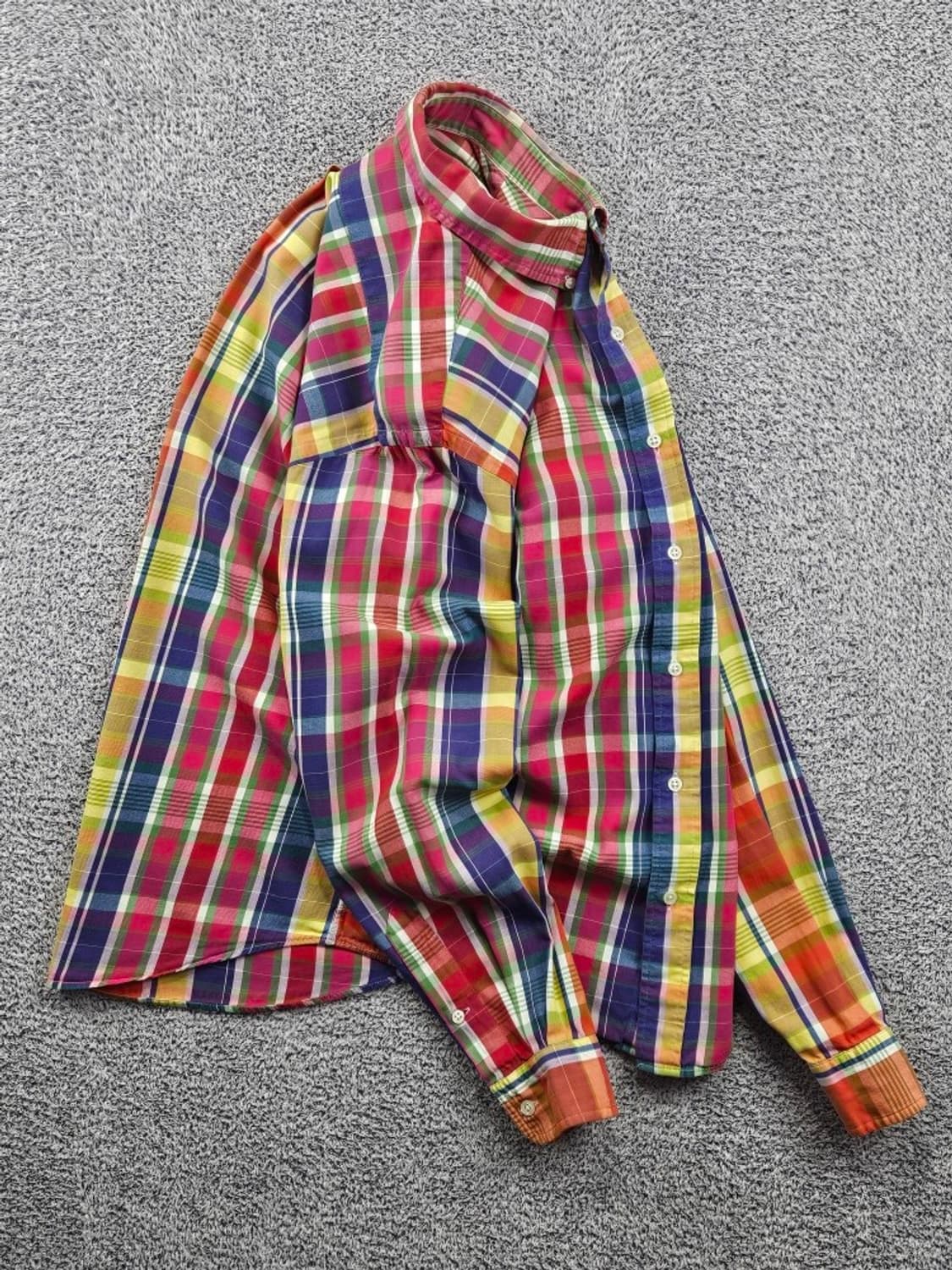 폴로랄프로렌 커스텀핏 마드라스 체크 셔츠 ( M ) / 11610 상품이미지4