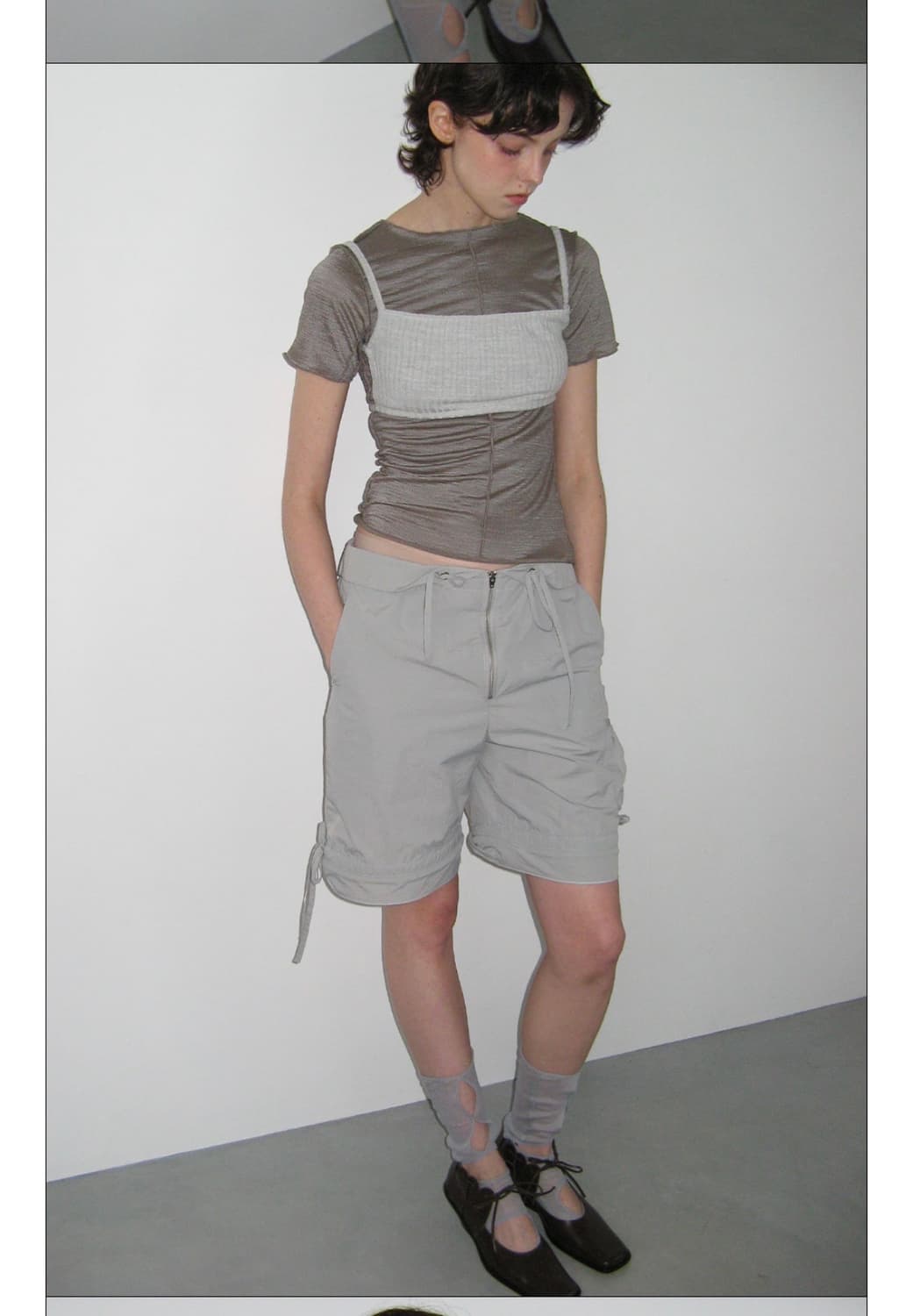 타입서비스 Back Slit Riffle T-shirt  상품이미지1