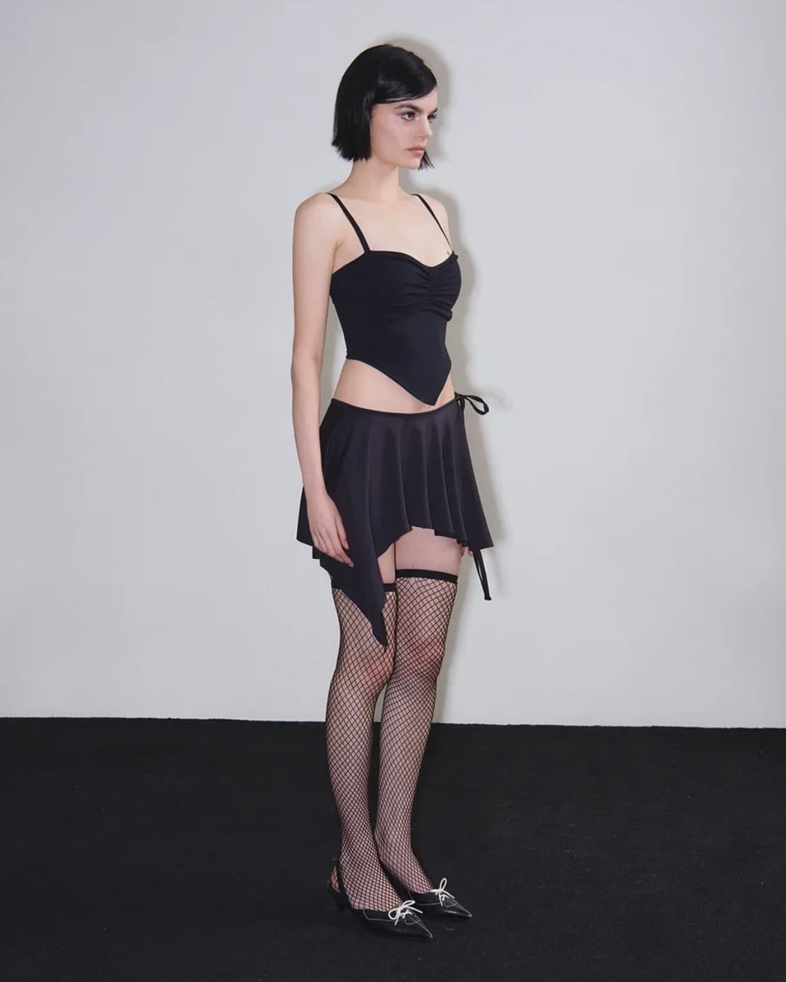 비나제이 수영복 언발 러플 스커트 커버업 새상품 상품이미지2