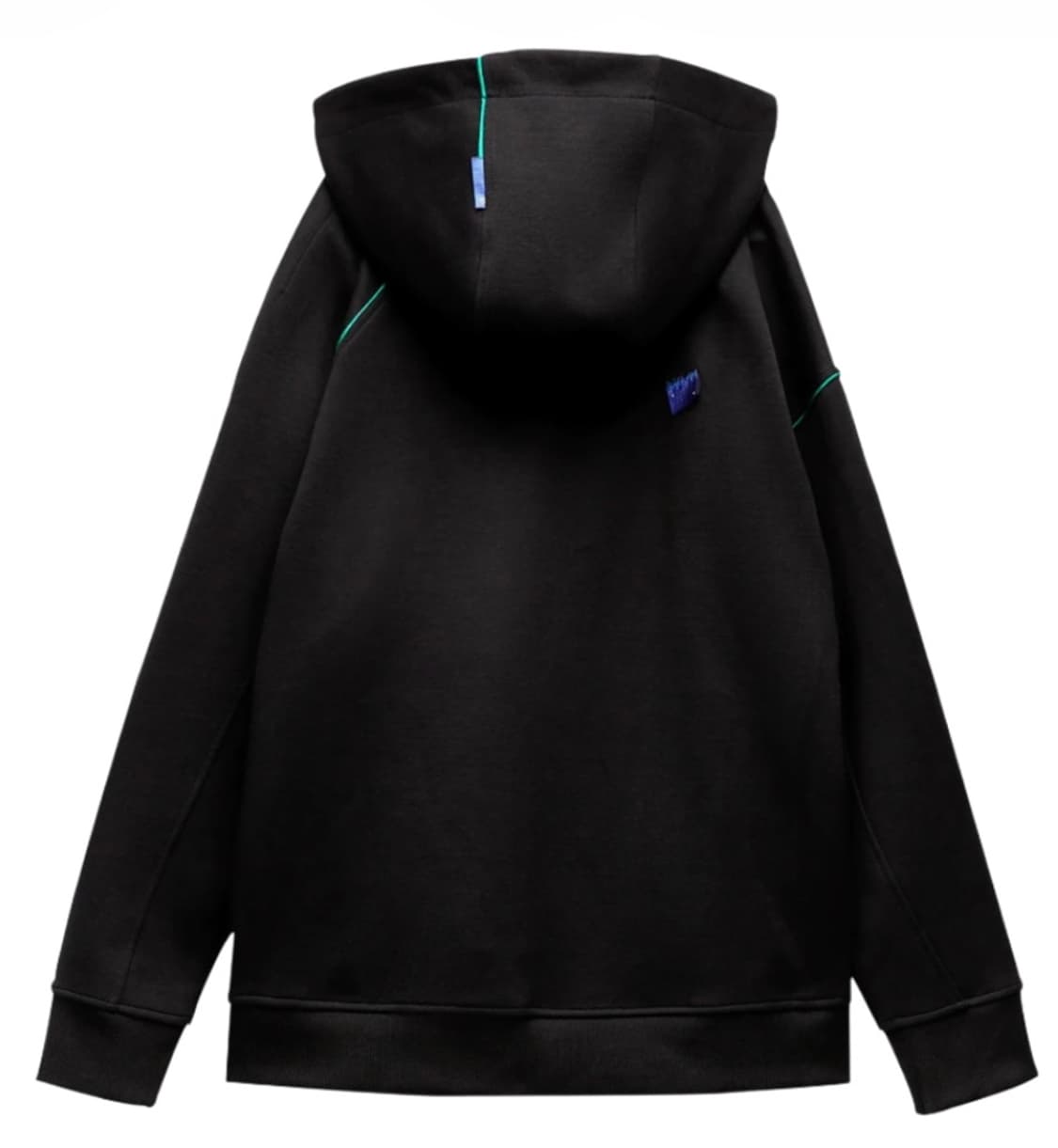 아더에러X자라  콘트라스트 후드 스웨트셔츠 블랙 상품이미지2