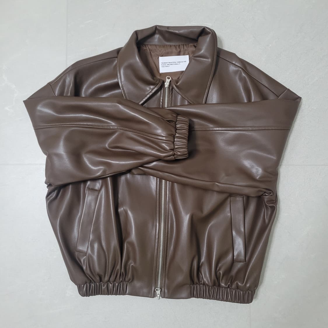 <플레이스 스튜디오> 레더 자켓 F 상품이미지5