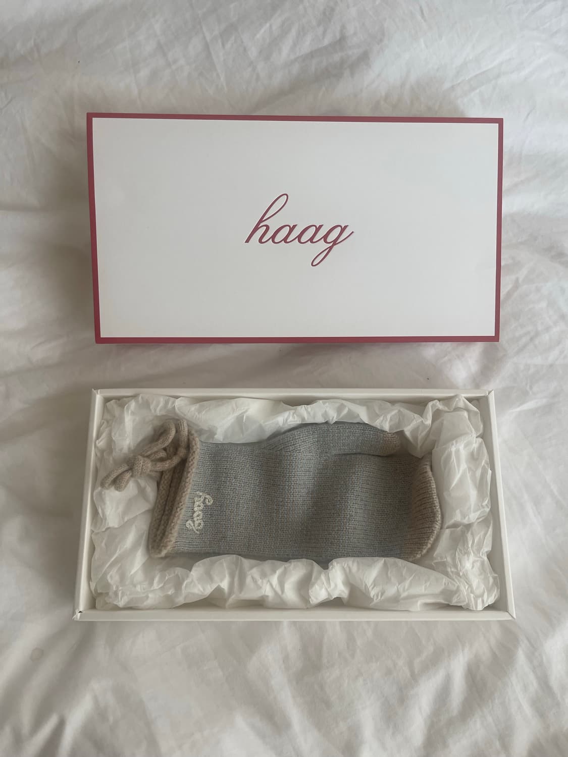 haag stripe gloves 새상품 상품이미지2