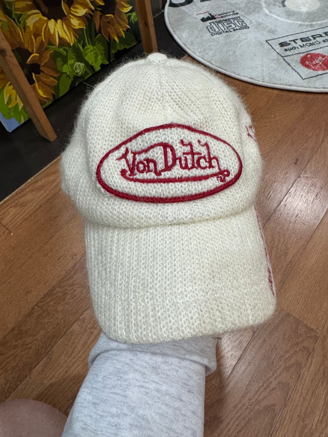 본더치 니트볼캡 화이트 아이보리 상품이미지2