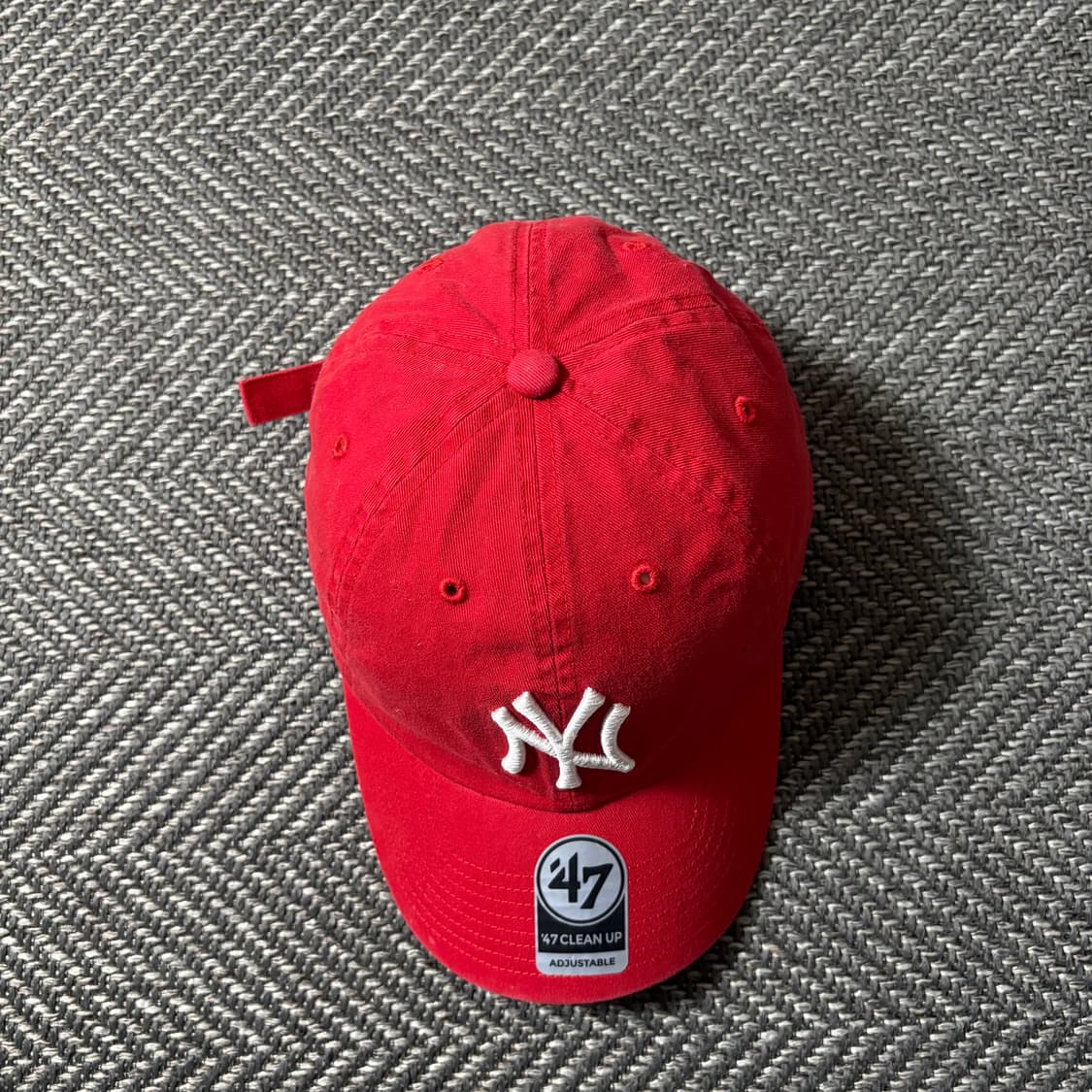 NY 양키스 클린업 볼캡 레드(OS) 상품이미지2