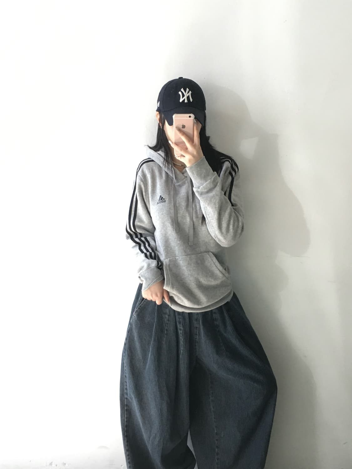 아디다스 삼선라인 후드티 상품이미지2