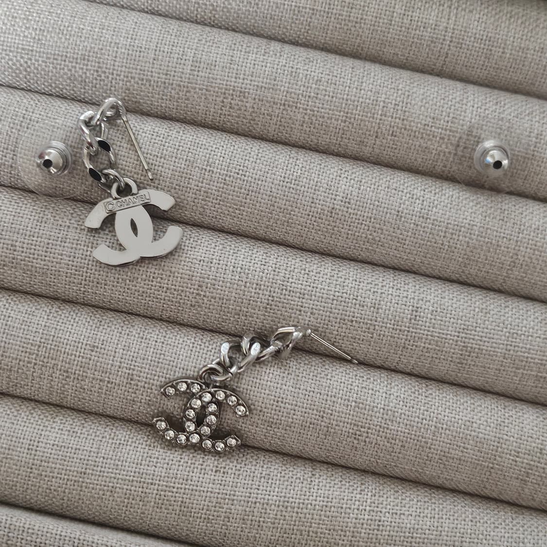 925 샤넬 빈티지 업사이클링 귀걸이 상품이미지3