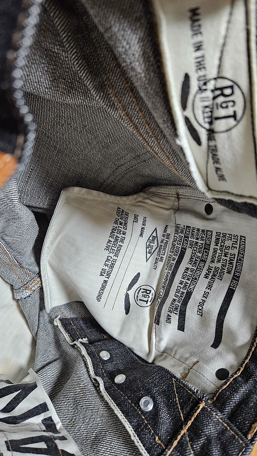 로그 테리토리 흑청 데님 상품이미지3