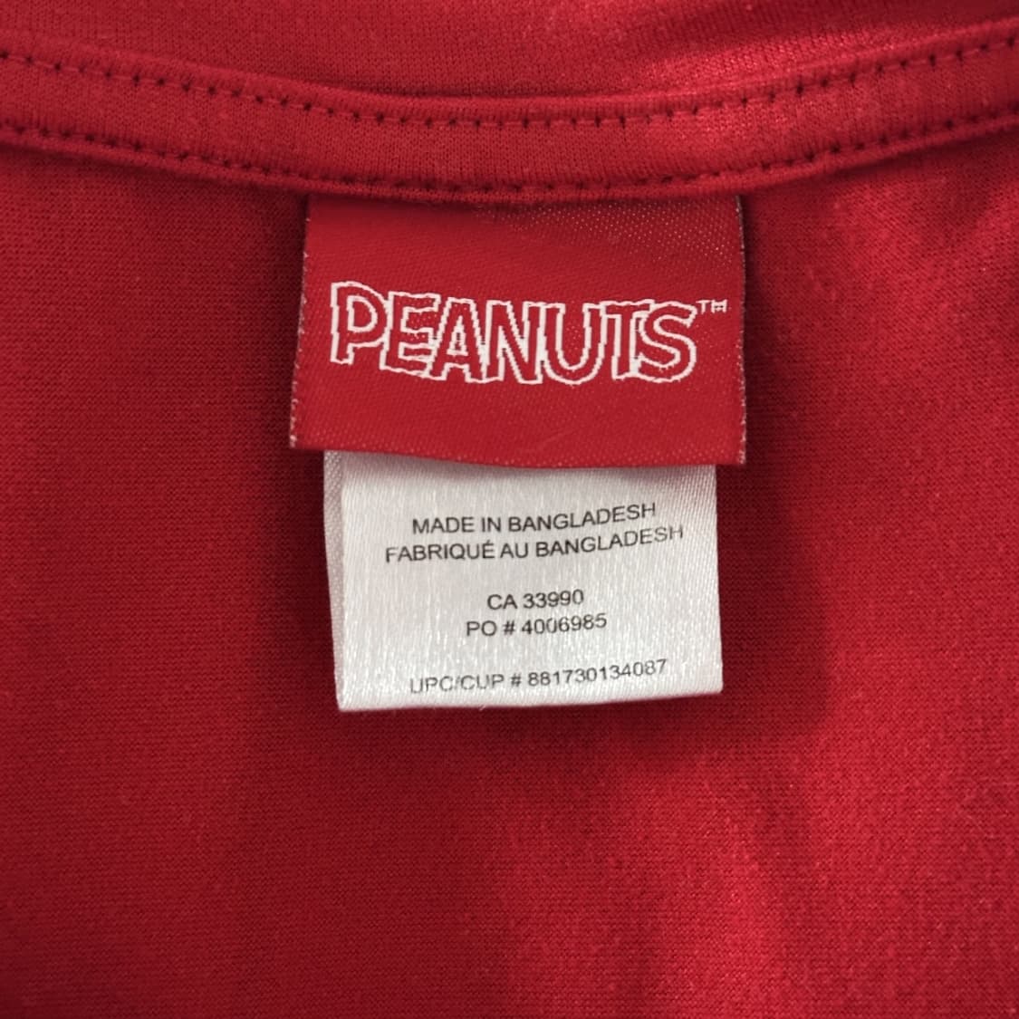 PEANUTS 1/2 T-SHIRT 상품이미지3