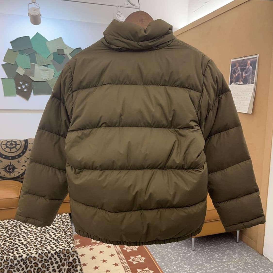 폴로 랄프로렌 워터파울 말차 카키 다운 패딩 L C08804 상품이미지4