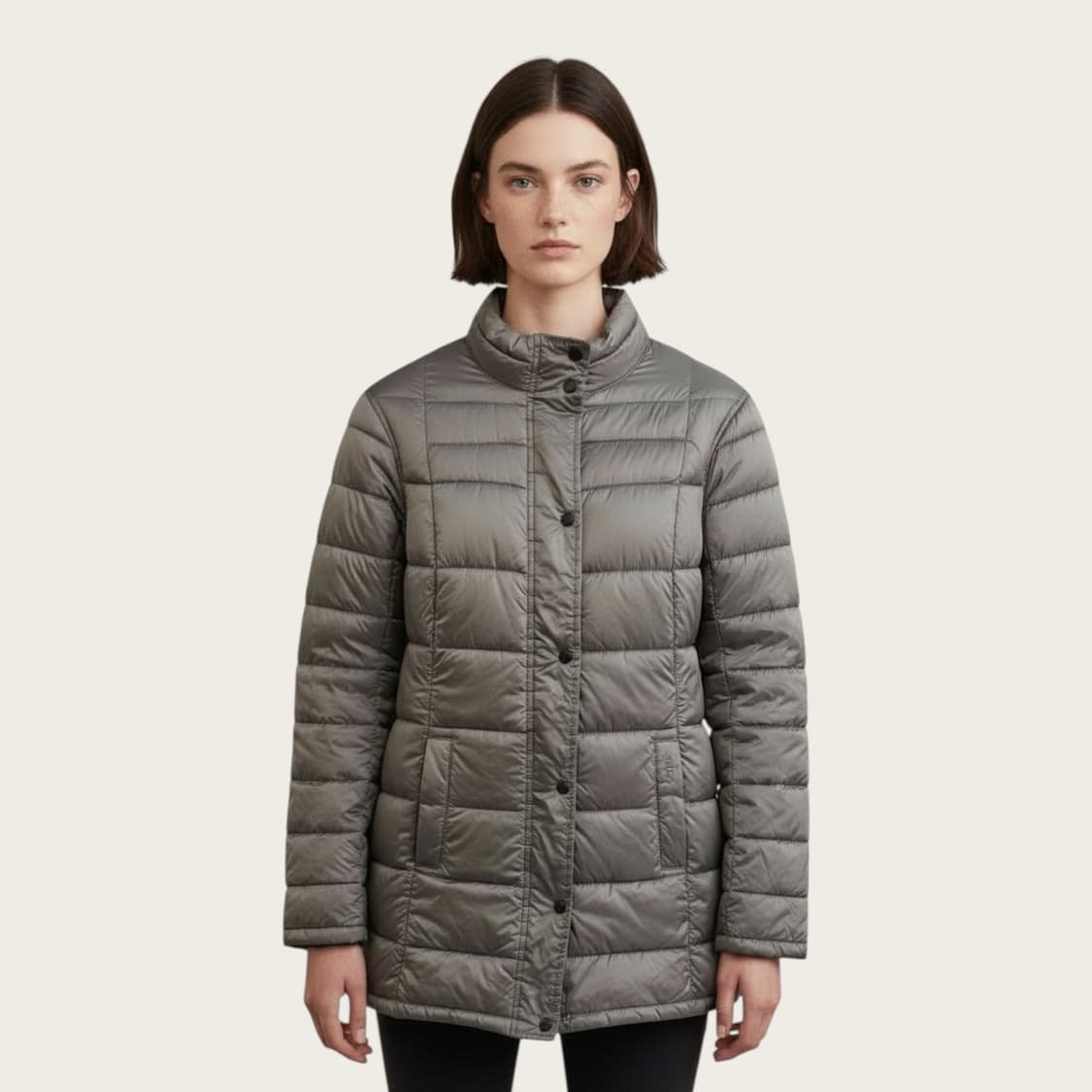 UK12/ 바버 피버다운 나일론 패딩 점퍼 상품이미지1