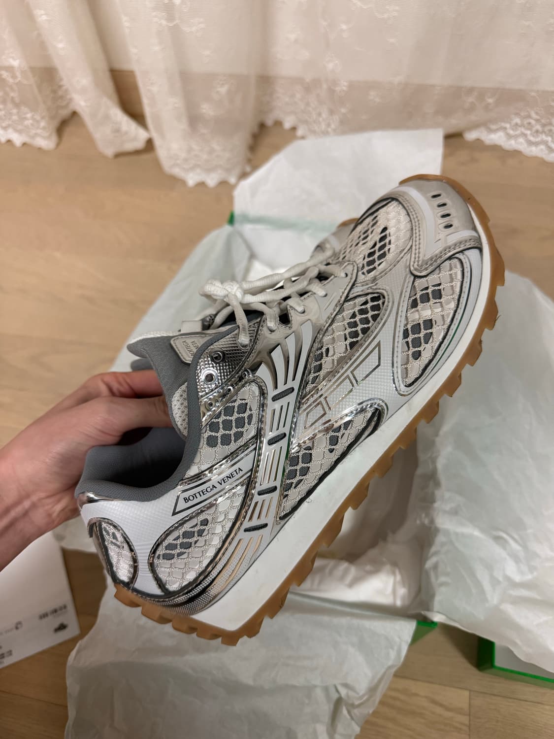 보테가베네타 오르빗 실버 42 상품이미지1