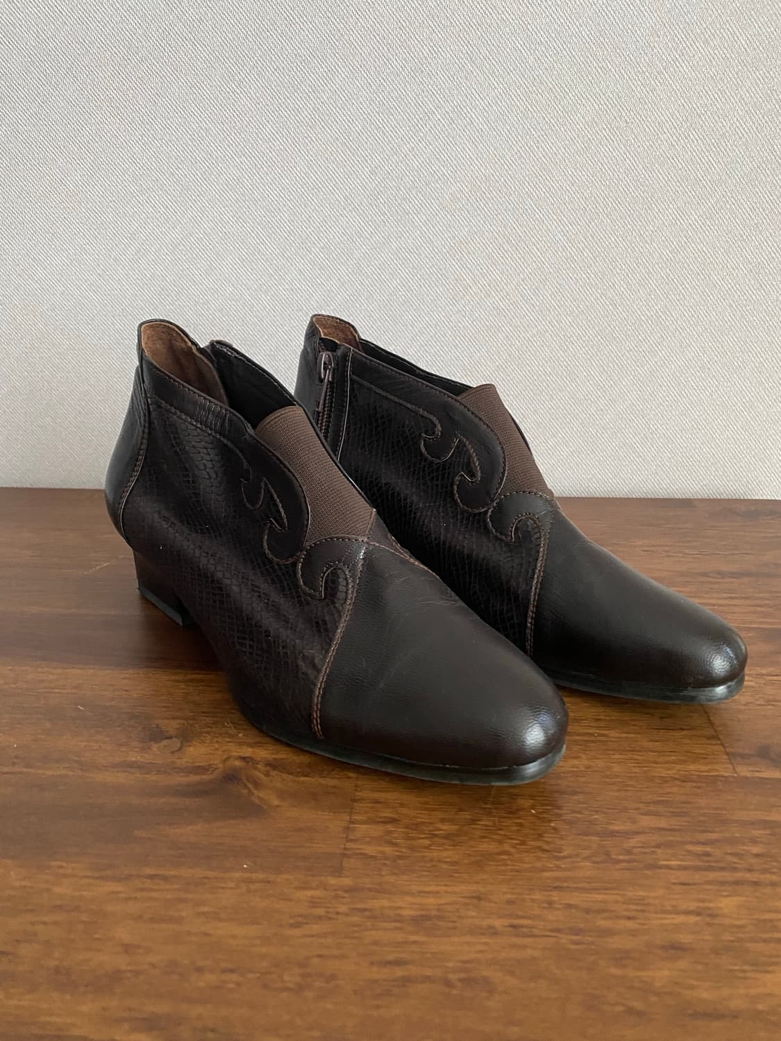 클라우드 천연 가죽 웨스턴스타일 부띠(235) 상품이미지1