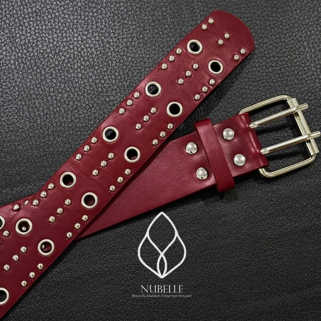 🌗 Eyelet stud belt / 아일렛 스터드 웨스턴 벨트 상품이미지7