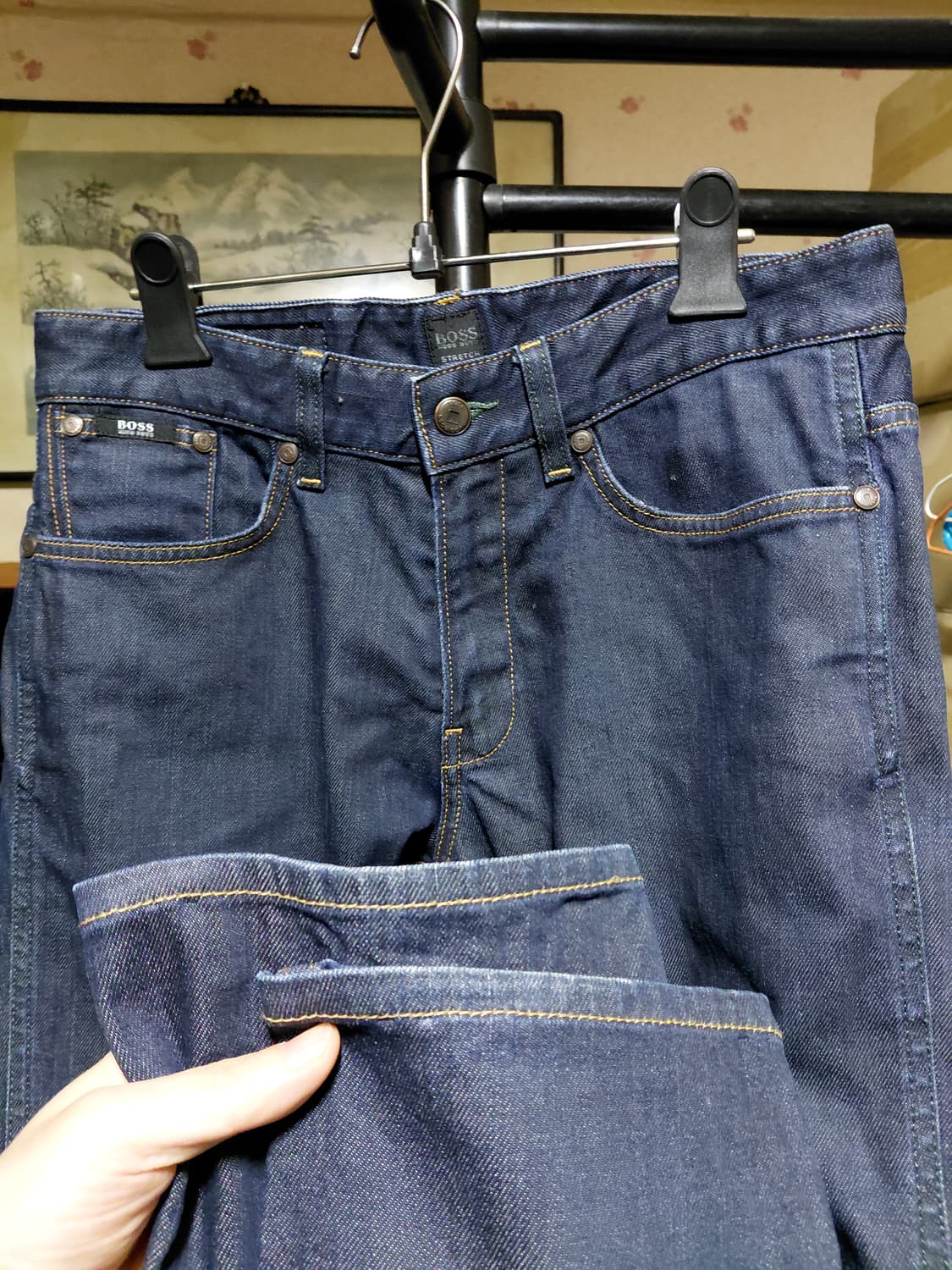 [휴고보스]슬림핏 델라웨어 스트레치 데님 청바지31 상품이미지9