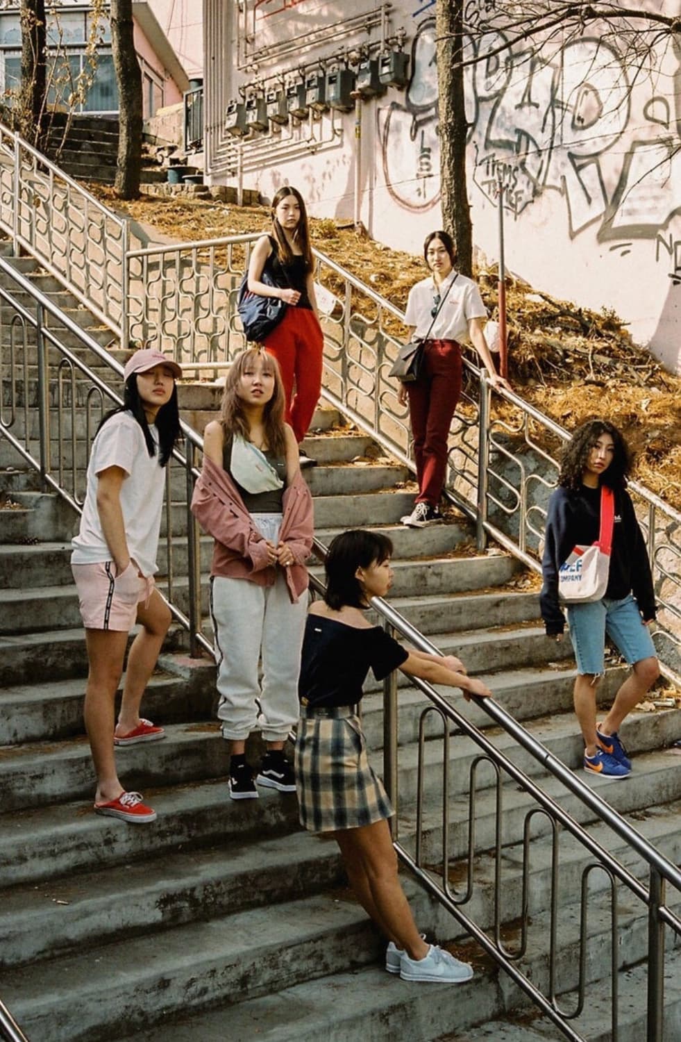 미스치프 체크 스커트 상품이미지2