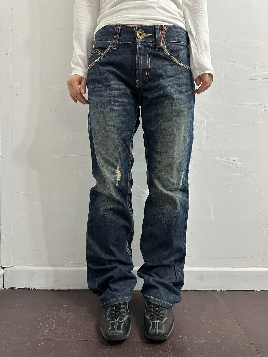 back number denim pants 상품이미지2