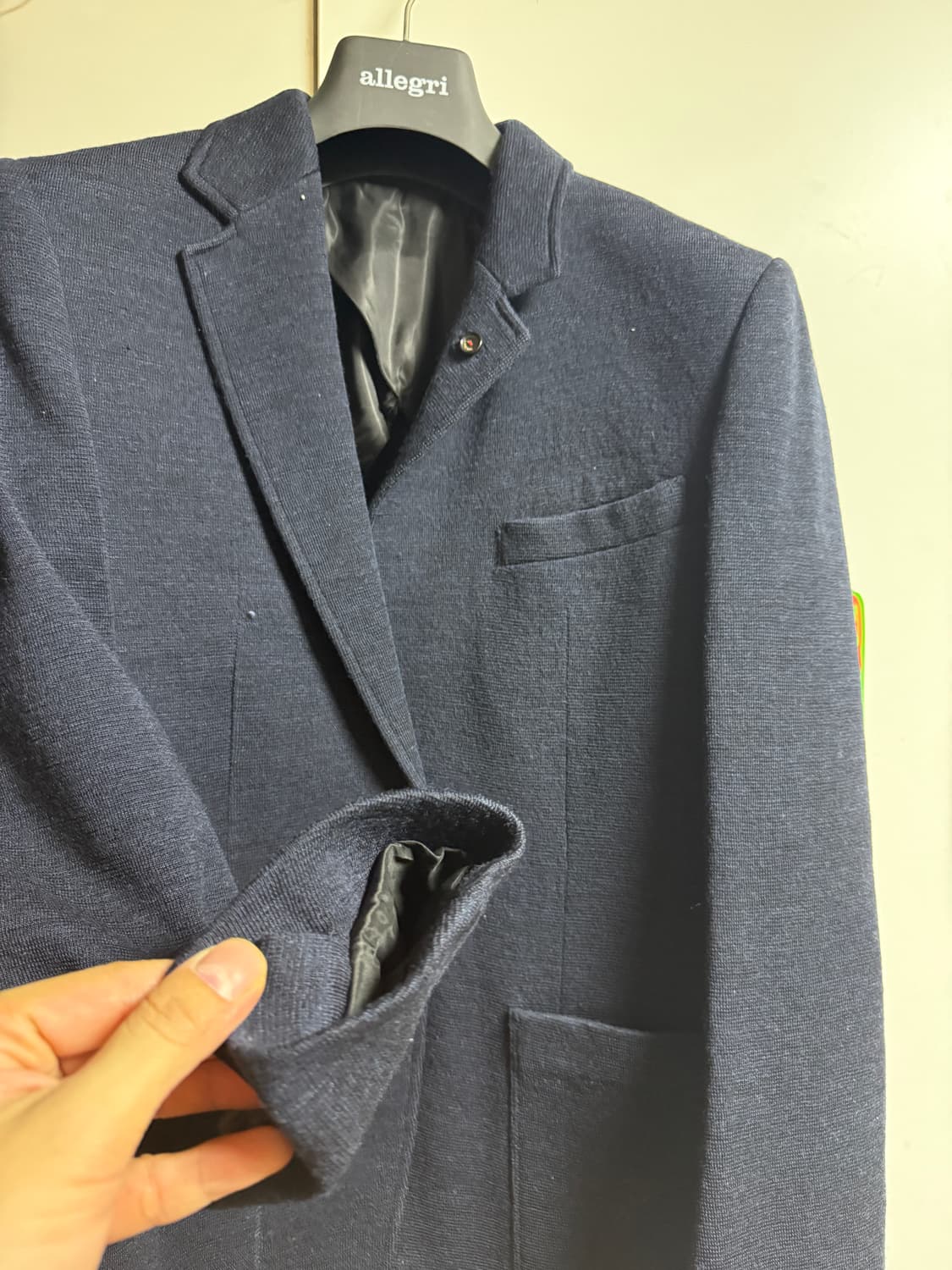 알레그리 네이비 블레이져 48사이즈 상품이미지7