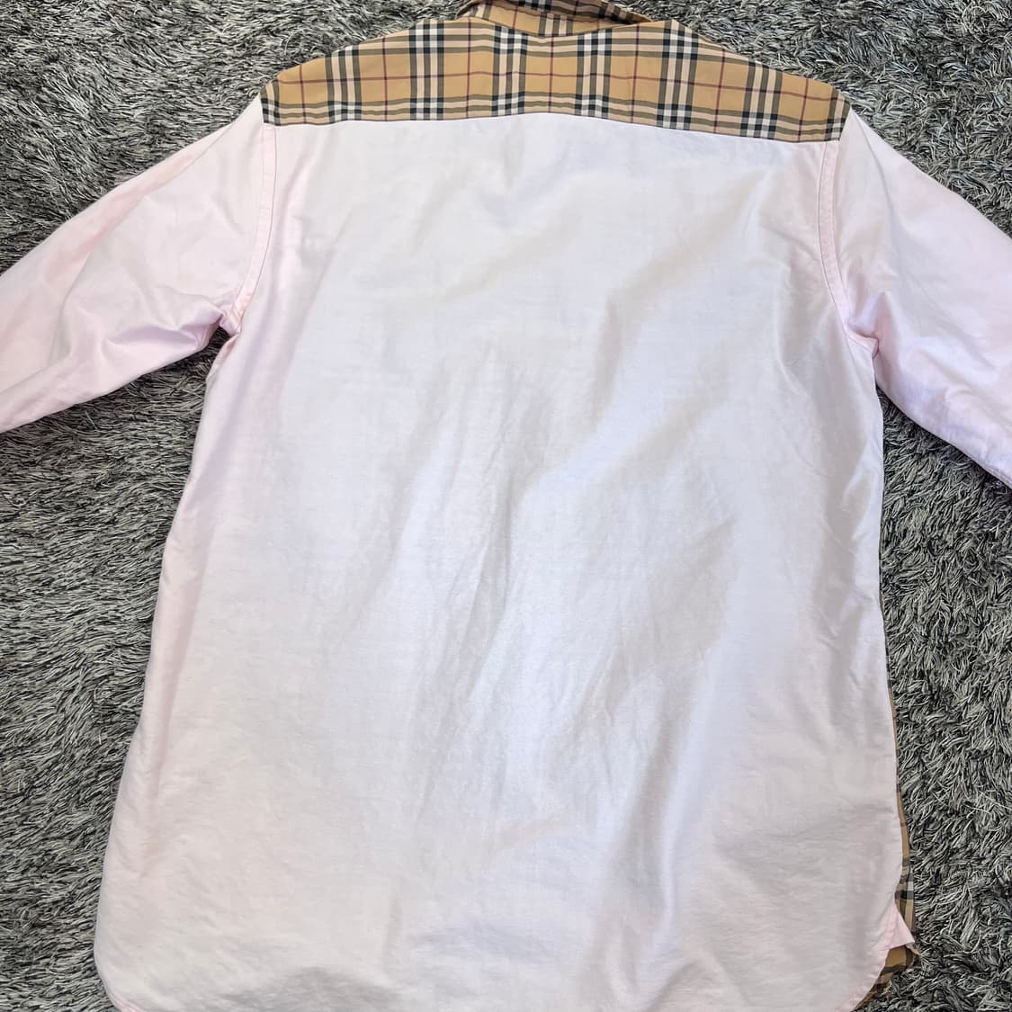 버버리 체크 셔츠 (M) 상품이미지4