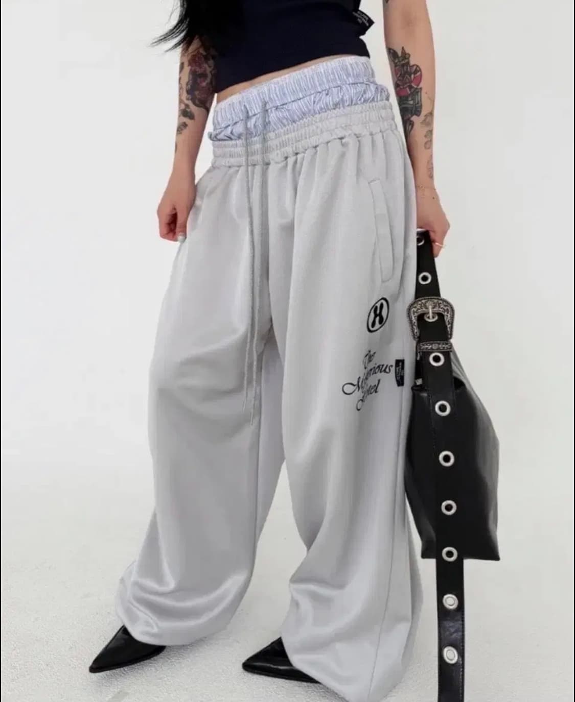 더 미스테리어스호텔 LAYERED JERSEY PT  팬츠 저지 레이어드 상품이미지1