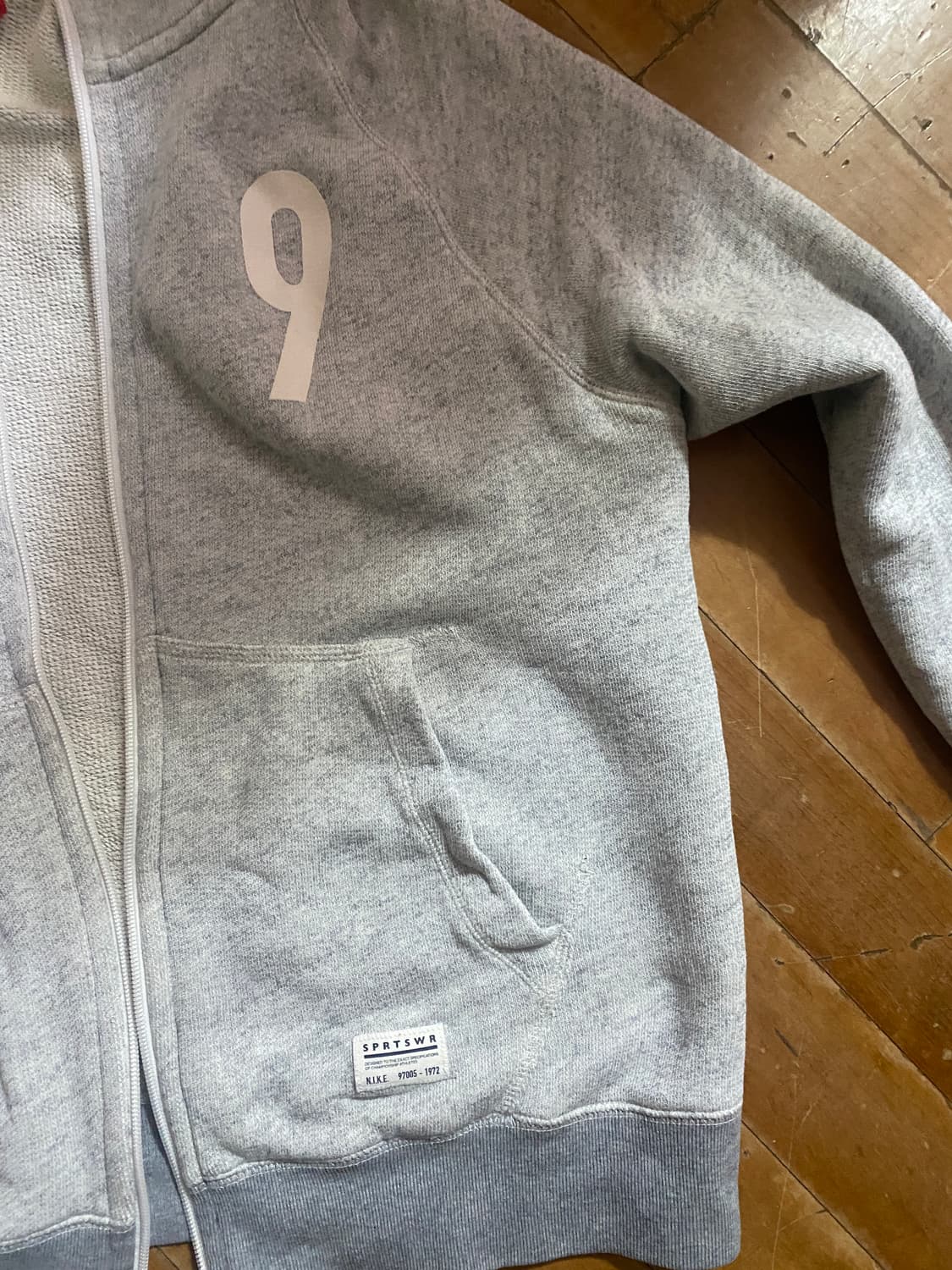 나이키 그레이 후드집업 XL 상품이미지4