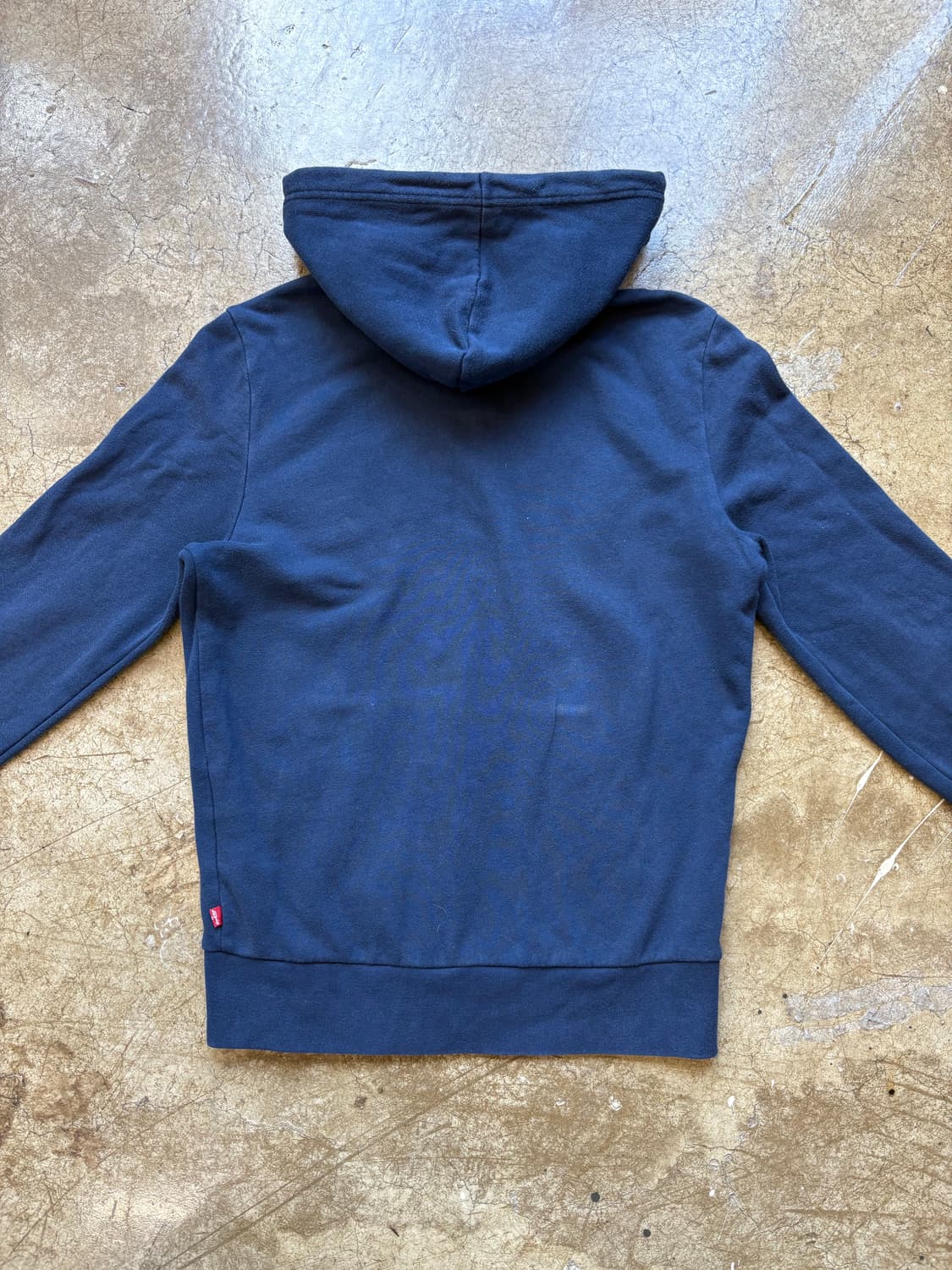 리바이스 데미지 자수 스웻 후드집업 상품이미지4