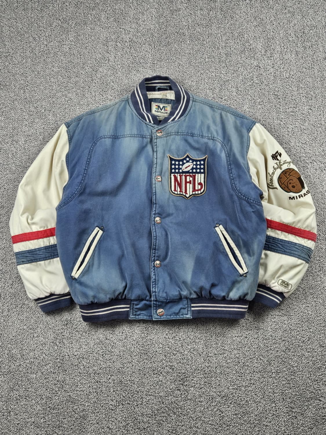 MIRAGE NFL 배색 봄버 바시티 자켓 ( L ) / 9925 상품이미지2