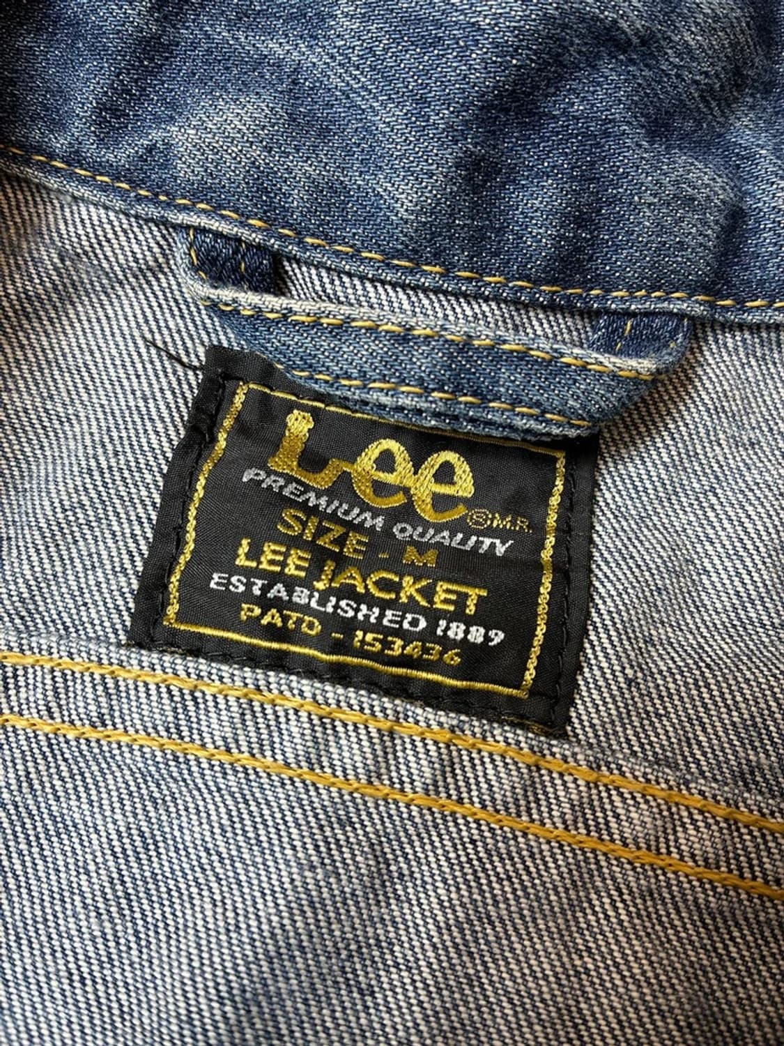 Lee 리 90's 버튼 에이징 데님 트러커 자켓 PN7748 상품이미지6