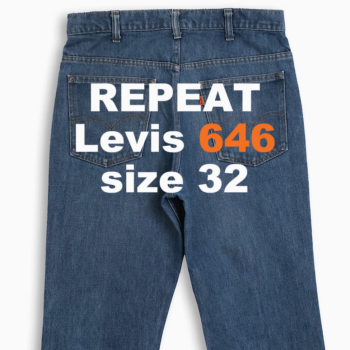 리바이스 646 오렌지탭 70s USA 32 인치 OR6463411 상품이미지1