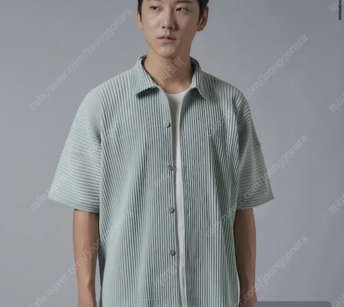 옴므플리세 / 먼슬리 오버사이즈 셔츠 세리 라이트 / 2 상품이미지1