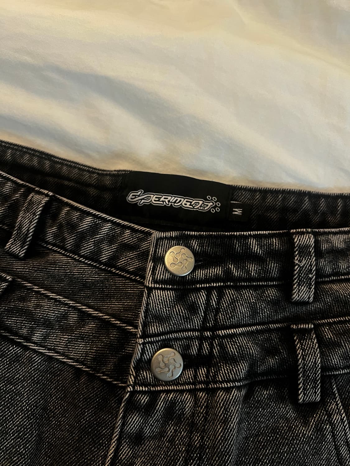 experiment 5 - 더블니 데님 쇼츠 jorts M (32) 상품이미지3