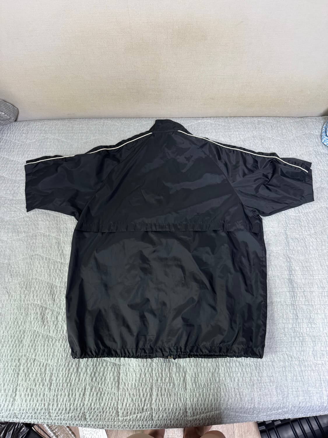 Vtg 00s 나이키 나일론 반팔 자켓(블랙) 상품이미지2