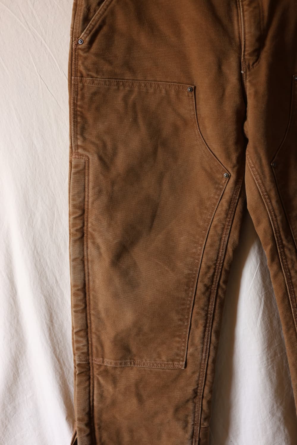 칼하트 00s 브라운 퀼티드 더블니 팬츠 B194 211 상품이미지6