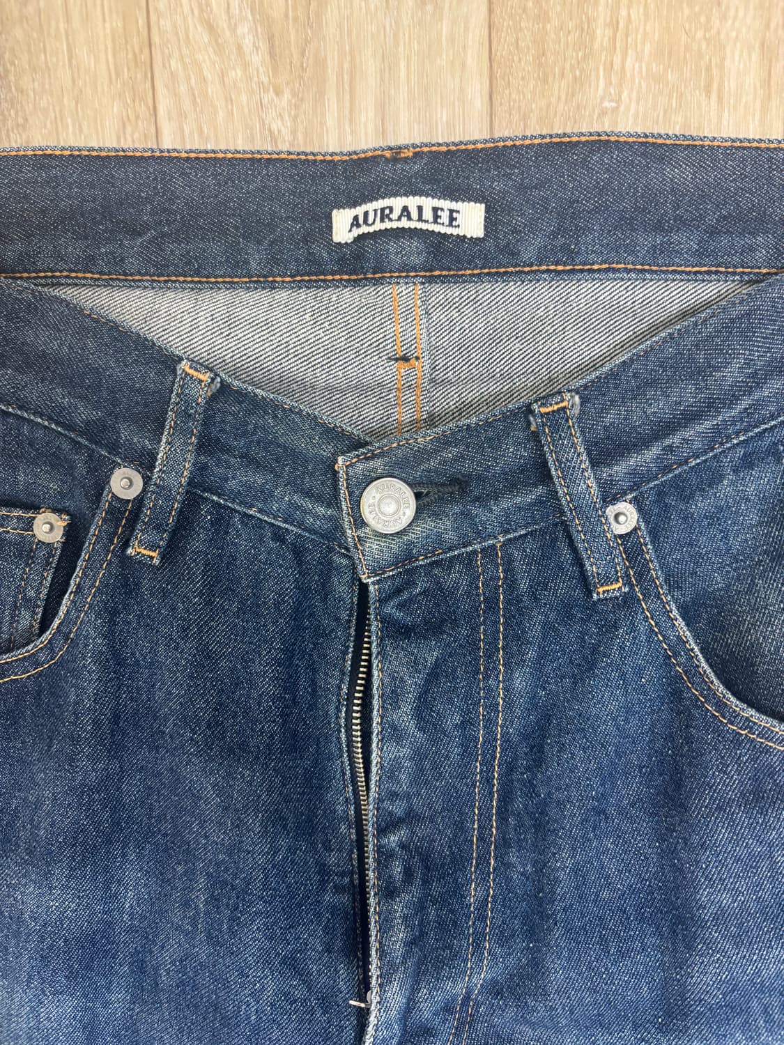 오라리 하드 트위스트 5p 와이드 데님 판매 상품이미지2