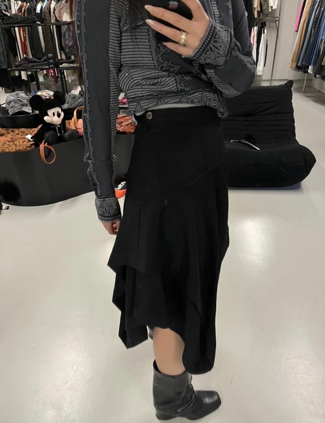 Comme des Garcons draped astmmetricskirt 상품이미지2