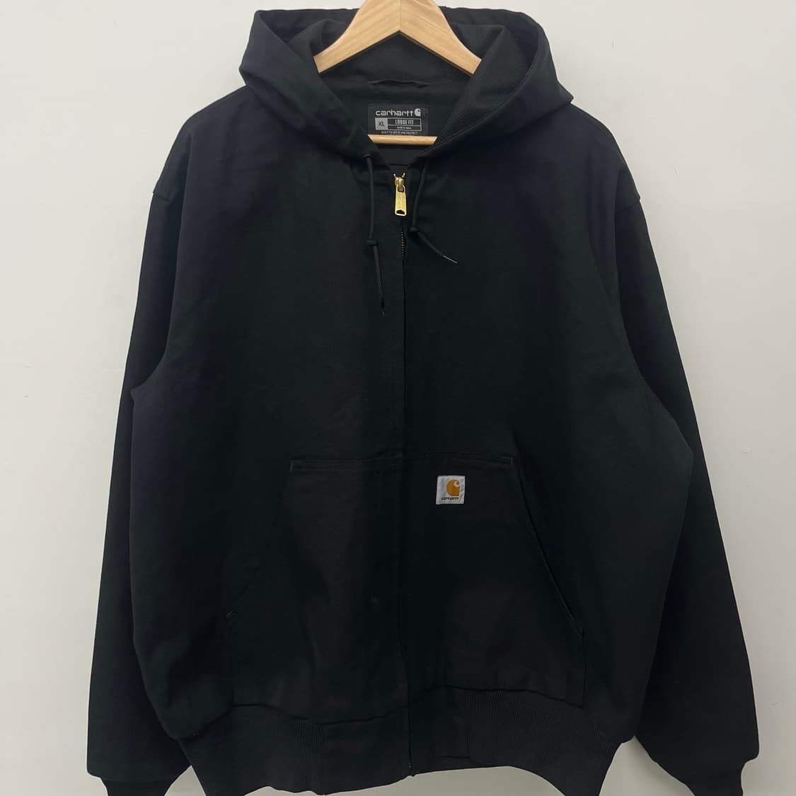 칼하트 액티브 블랙 후드 워크 자켓 남XL 상품이미지2
